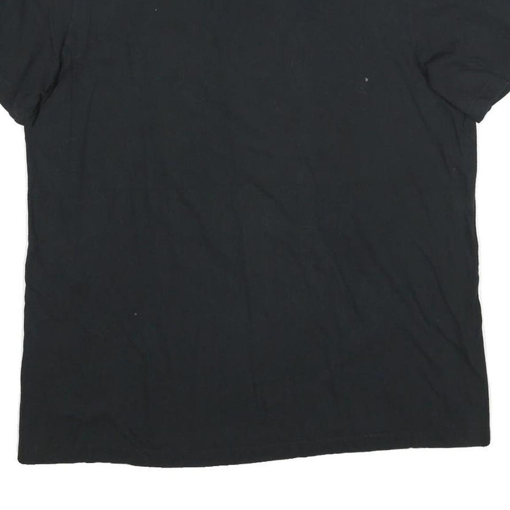 NIKE Mens Black Graphic T-Shirt L Short Sleeve Crew Neck Willamette Print