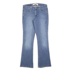 LEVI'S 525 Womens Jeans Blue Regular Flared Denim Light W30 L32 Classic Fit