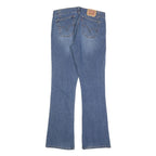 LEVI'S 525 Womens Jeans Blue Regular Flared Denim Light W30 L32 Classic Fit