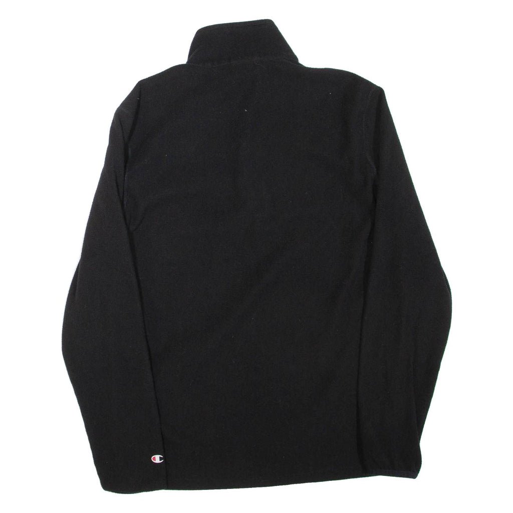 CHAMPION Mens Jumper Black 1/4 Zip M