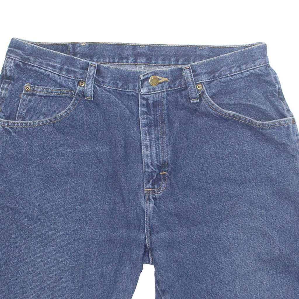 WRANGLER Cut Off Mens Denim Shorts Blue M W34