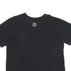 AIR JORDAN Mens Black Graphic Print XL Short Sleeve Crew Neck Cotton Blend