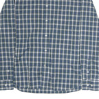 NAUTICA Mens Blue & Green Checked Cotton Shirt XL Classic Long Sleeve