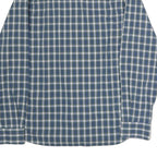 NAUTICA Mens Blue & Green Checked Cotton Shirt XL Classic Long Sleeve