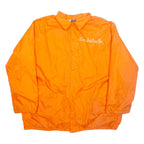 ARISTO JAC Lime Instructor Mens Coach Jacket Orange Nylon XL