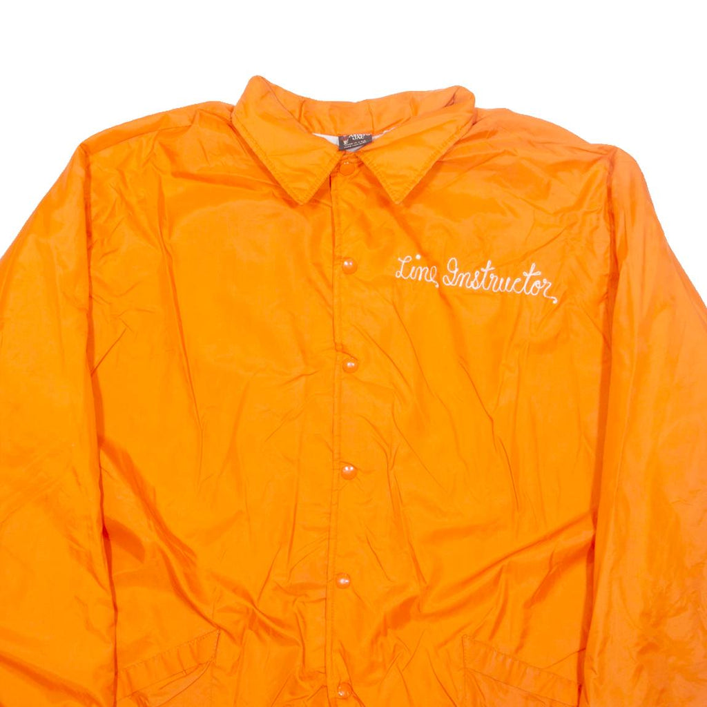 ARISTO JAC Lime Instructor Mens Coach Jacket Orange Nylon XL