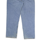 CARHARTT Mens Relaxed Light Blue Denim Jeans W40 L32 Casual Workwear Zip Closure