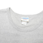 CHAMPION Mens Grey Blue Script Logo T-Shirt XL Short Sleeve Crew Neck