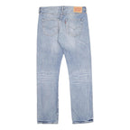 LEVI'S 501 Mens Jeans Blue Regular Straight Denim Medium W33 L32 Classic Style