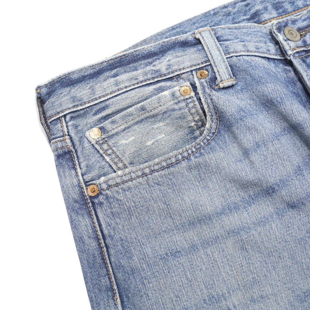 LEVI'S 501 Mens Jeans Blue Regular Straight Denim Medium W33 L32 Classic Style