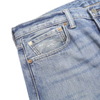 LEVI'S 501 Mens Jeans Blue Regular Straight Denim Medium W33 L32 Classic Style