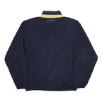 NAUTICA Mens Navy & Yellow Plain Pullover Jumper Crew Neck Basic Knit XL Casual