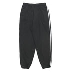 ADIDAS Womens Joggers Black & White Slim Tapered UK 16 W28 L26 Casual Sportswear