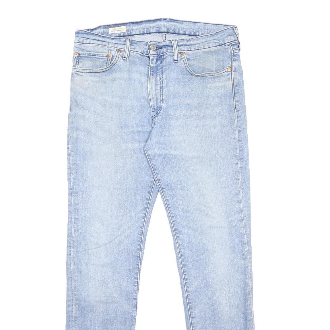 LEVI'S 511 BIG E Mens Slim Light Blue Denim Jeans W31 L32 Classic Zip Fit