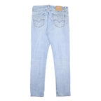 LEVI'S 511 BIG E Mens Slim Light Blue Denim Jeans W31 L32 Classic Zip Fit