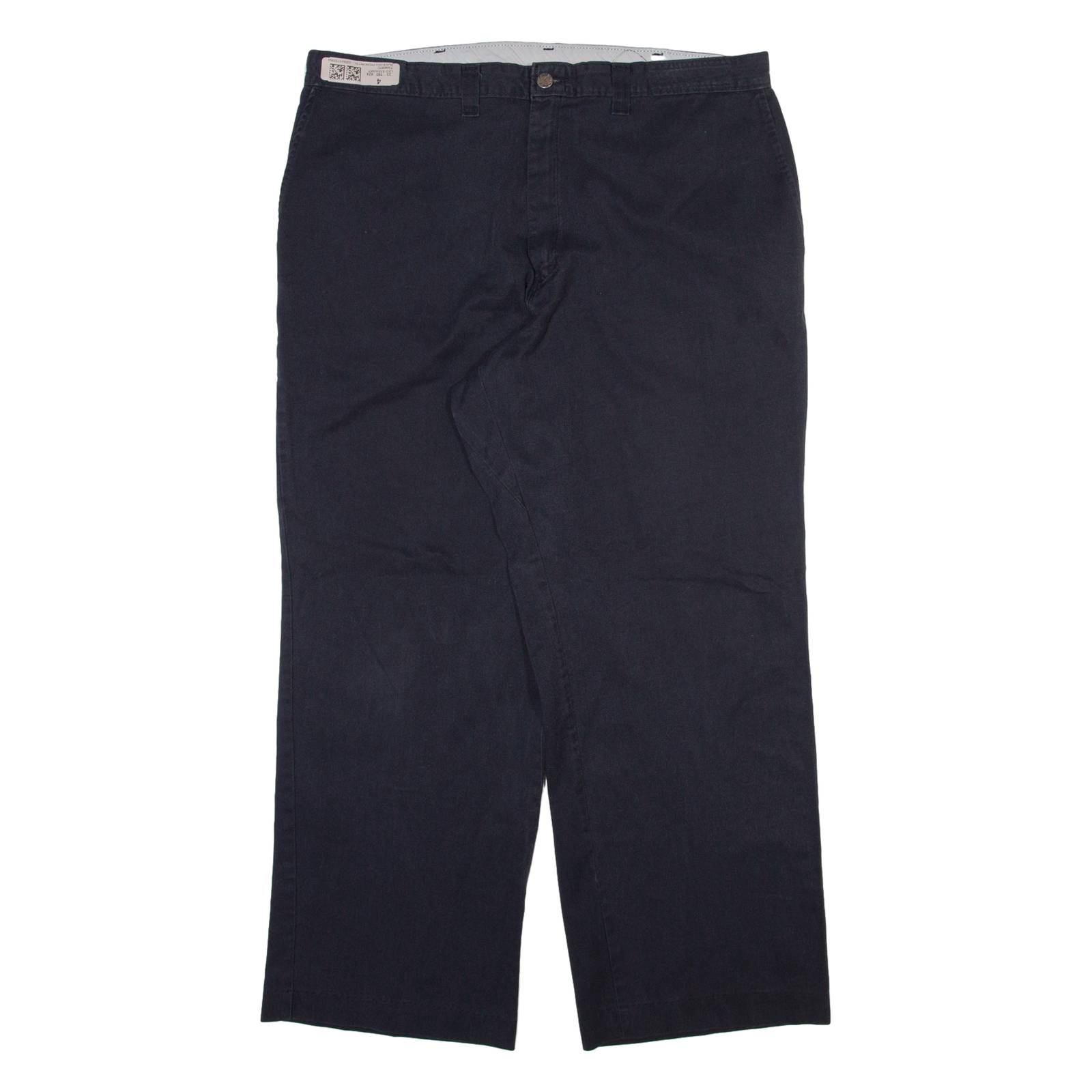 DICKIES Mens Trousers Black Regular Straight W40 L30