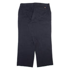 DICKIES Mens Trousers Black Regular Straight W40 L30
