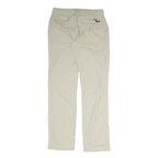 COLUMBIA Womens Beige Polyester Blend Regular Straight Trousers W30 L32 Outdoor