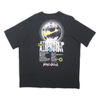 NIKE Womens Black Graphic T-Shirt L Short Sleeve Crew Neck Just Do It