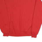 CHAMPION Mens Red Simpson University Red Hawks Crew Neck L Sweatshirt Cotton