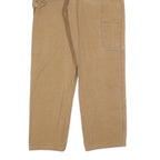 DICKIES Mens Relaxed Jeans Beige Cotton Blend W36 L32 Workwear Zip Closure