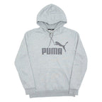 PUMA Mens Grey Hoodie Pullover S