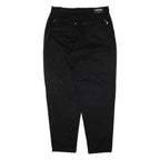 H.I.S Womens Trousers Black Relaxed Tapered W33 L30