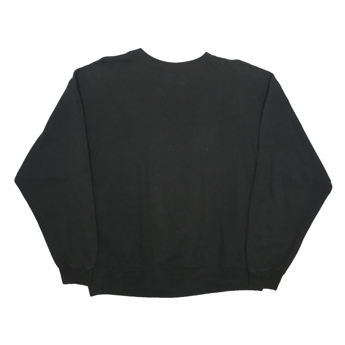 HANES Mens Black Kennedy Space Center Crew Neck XL Sweatshirt Cotton Blend