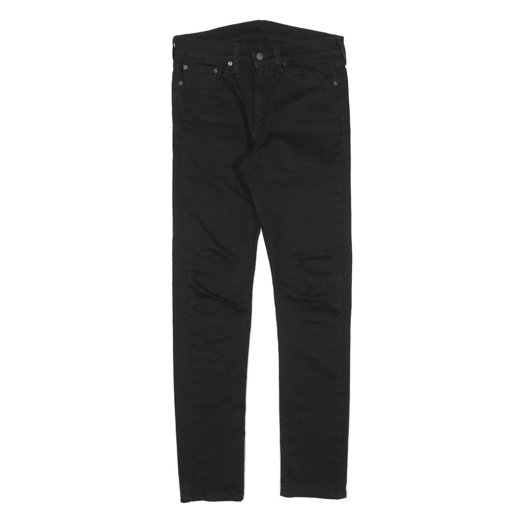 LEVI'S 510 Mens Jeans Black Slim Skinny Denim W31 L31 Stretch Cotton Blend