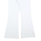 LEVI'S Womens White Regular Flared Denim Light W28 L32 Cotton Blend Zip Jeans