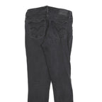 LEVI'S 711 Womens Jeans Black Slim Skinny Denim Medium W28 L30 Stretch Cotton