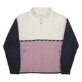 DIESEL Mens Sweatshirt Purple 1/4 Zip XS