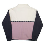DIESEL Mens Sweatshirt Purple 1/4 Zip XS