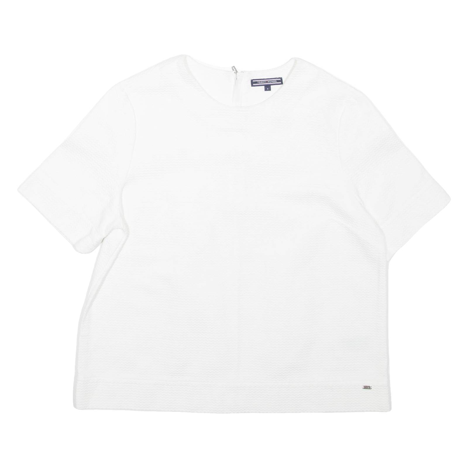 TOMMY HILFIGER Womens Top White M