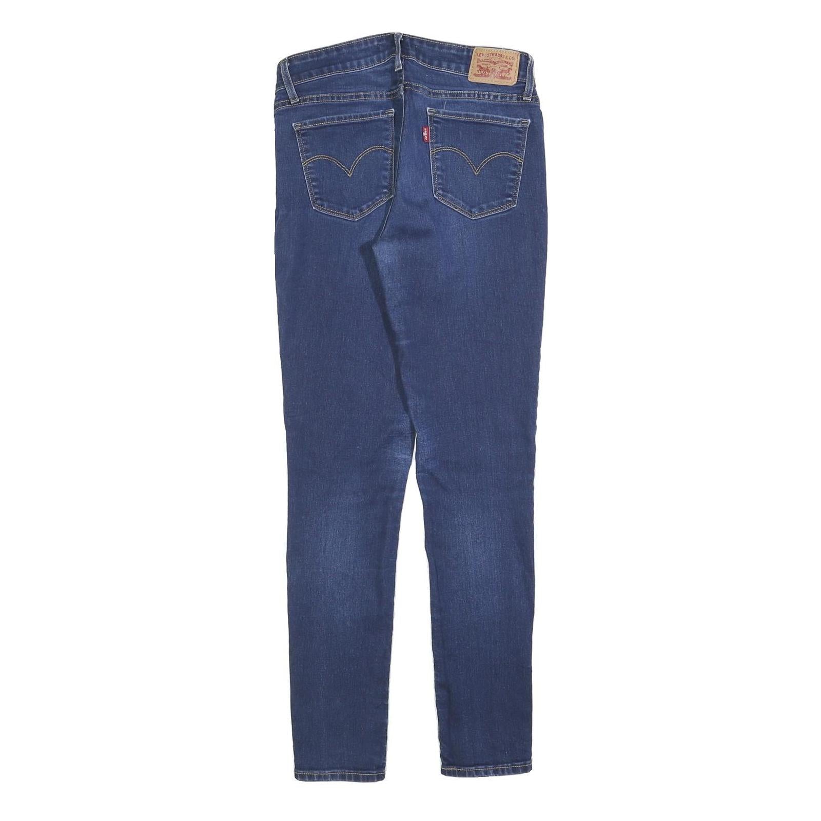 LEVI'S 711 Womens Jeans Blue Slim Skinny Denim Medium W27 L30 Stretch