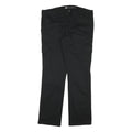 DICKIES Womens Black Regular Cargo Trousers W36 L31 Cotton Blend Zip Closure