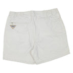 COLUMBIA Fishing Womens Cargo Shorts White L W36
