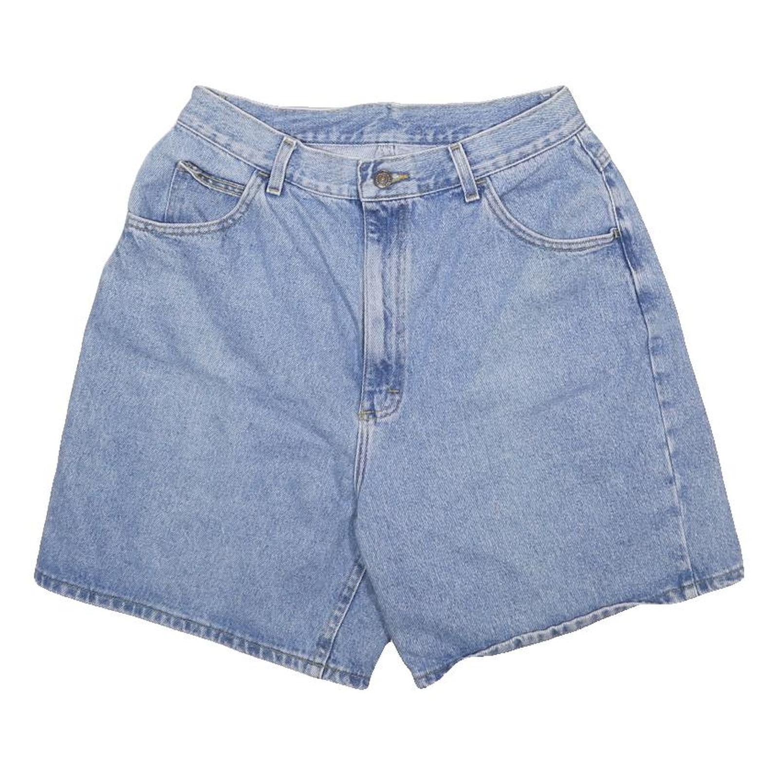 LEE Womens Denim Blue Casual Shorts M W28 Classic Cotton Comfortable