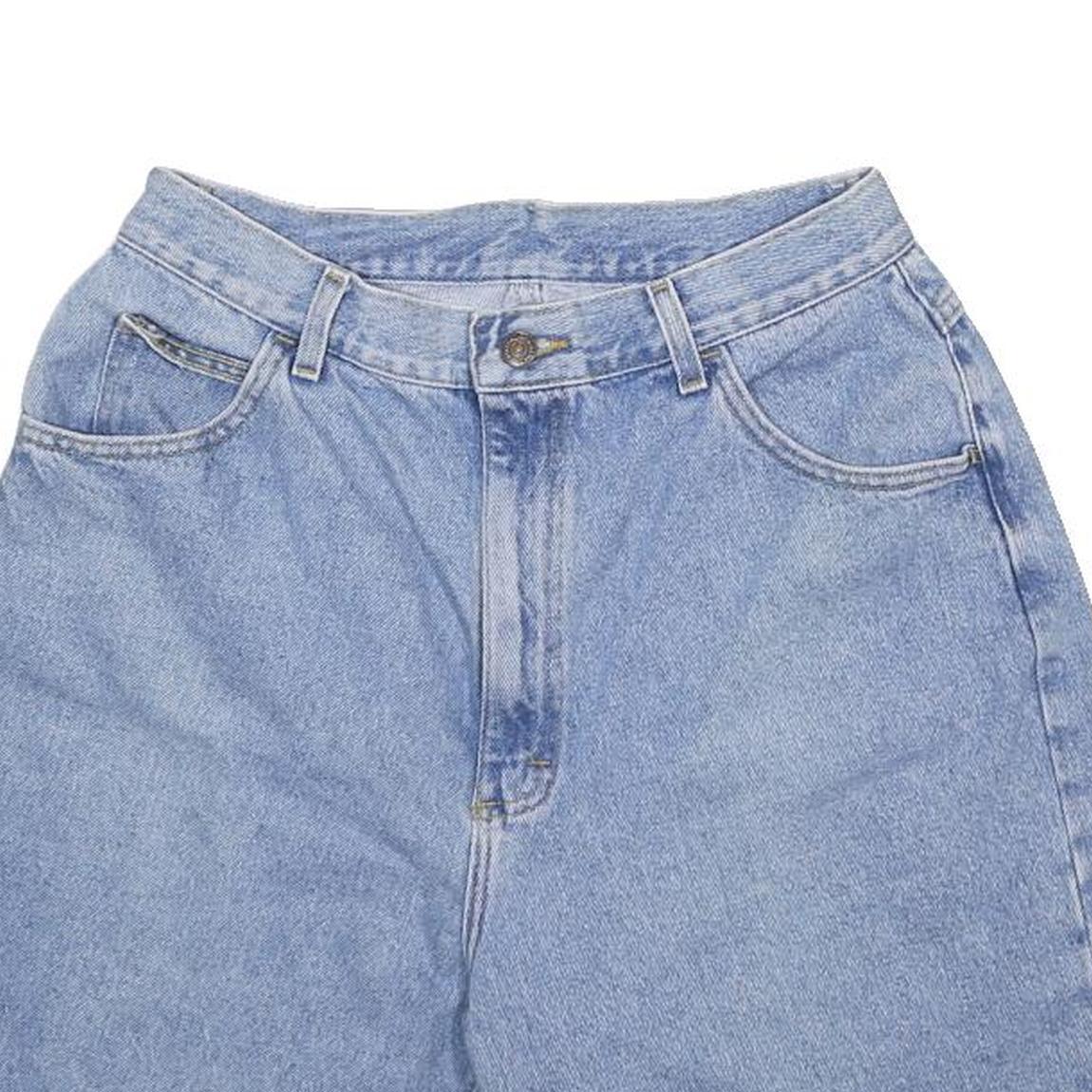 LEE Womens Denim Blue Casual Shorts M W28 Classic Cotton Comfortable