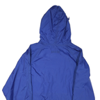 Mens Blue Folsom Jaguars Hooded Zip Jacket M Polyester Blend Plain Lightweight