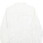 G-STAR Womens White Cotton Blend Shirt M Casual Button-Up Lightweight Summer