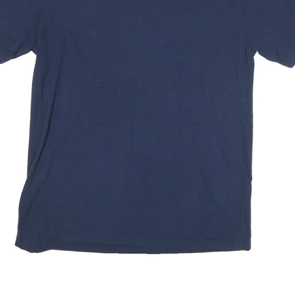 PIERRE CARDIN Mens Blue T-Shirt S Short Sleeve Crew Neck Plain Classic Fit
