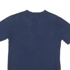 PIERRE CARDIN Mens Blue T-Shirt S Short Sleeve Crew Neck Plain Classic Fit