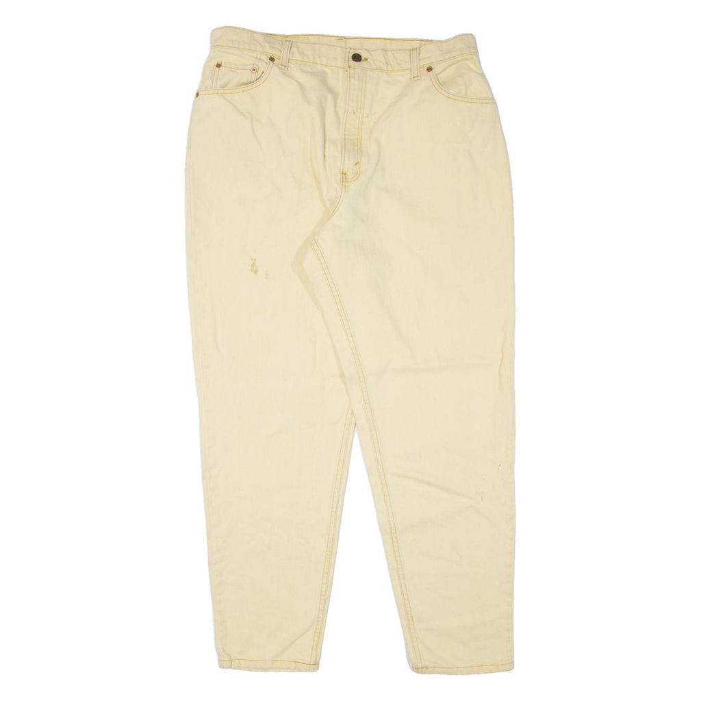 LEVI'S 16550-0272 Made In USA Womens Jeans Yellow Mom 90s W33 L30
