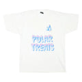 THE BEST Mens White Polar Treats Graphic T-Shirt L Short Sleeve Crew Neck Casual