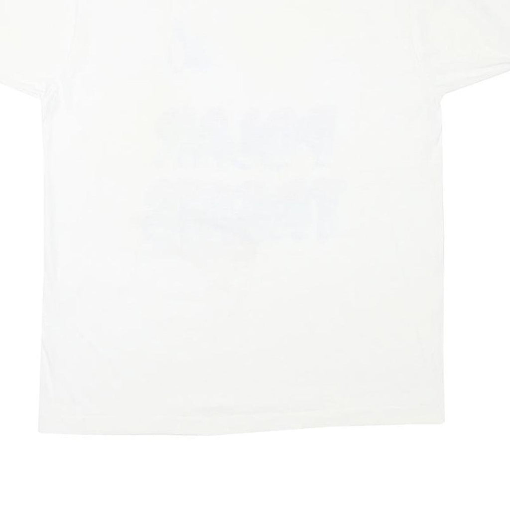 THE BEST Mens White Polar Treats Graphic T-Shirt L Short Sleeve Crew Neck Casual