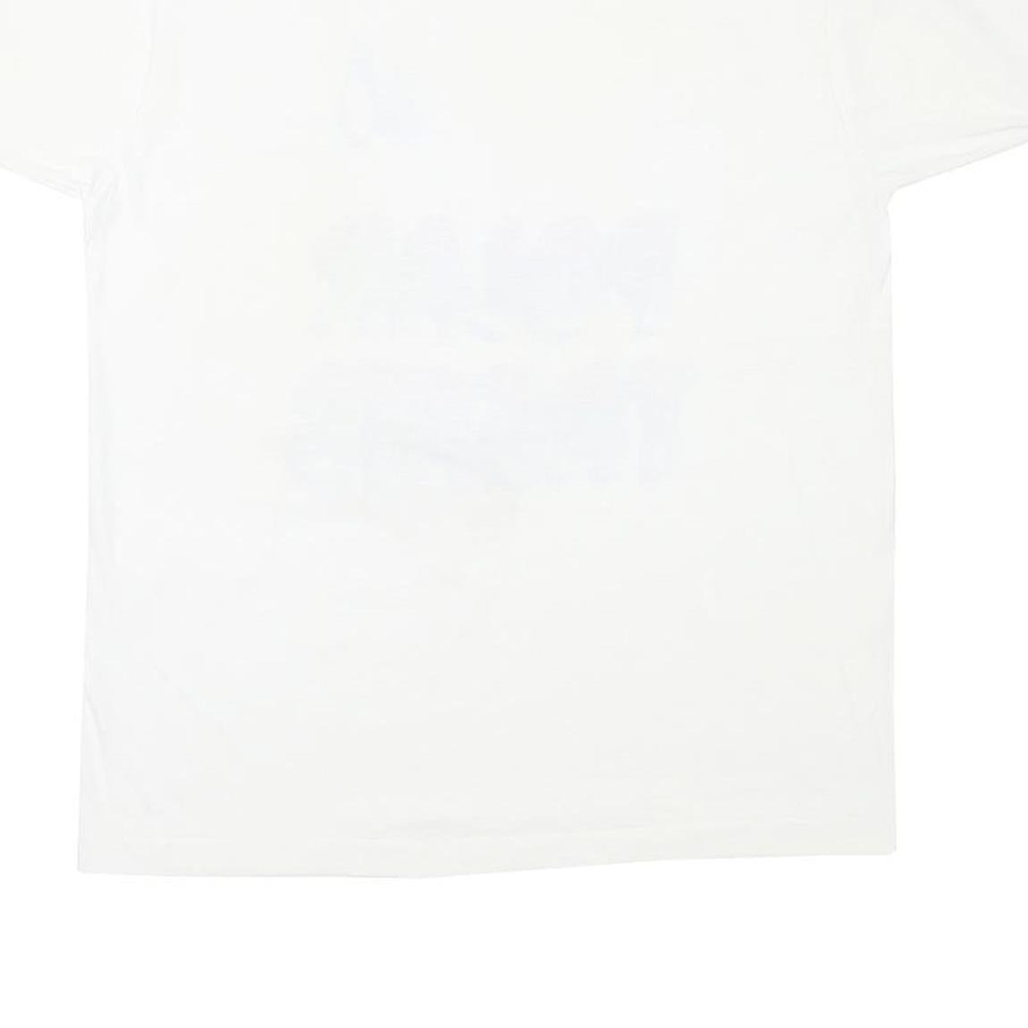 THE BEST Mens White Polar Treats Graphic T-Shirt L Short Sleeve Crew Neck Casual