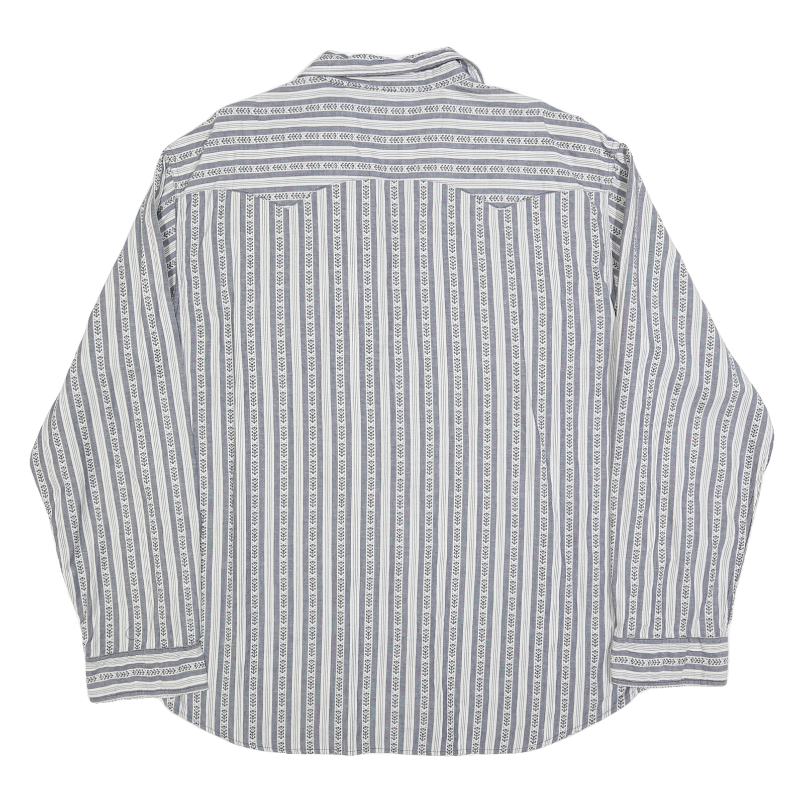 LEVI'S Mens Blue & White Striped Shirt XL Classic Cotton Blend Button Shirt