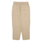 CHICOREE Womens Beige Regular Fit Drawstring Trousers W26 L25 Casual Lightweight