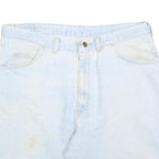 WRANGLER Mens Shorts Blue Casual Plain L W36 Cotton Blend Summer Wear